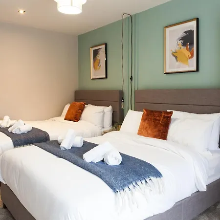 아파트 Bright 2-bed - Park Square - Centre 리즈