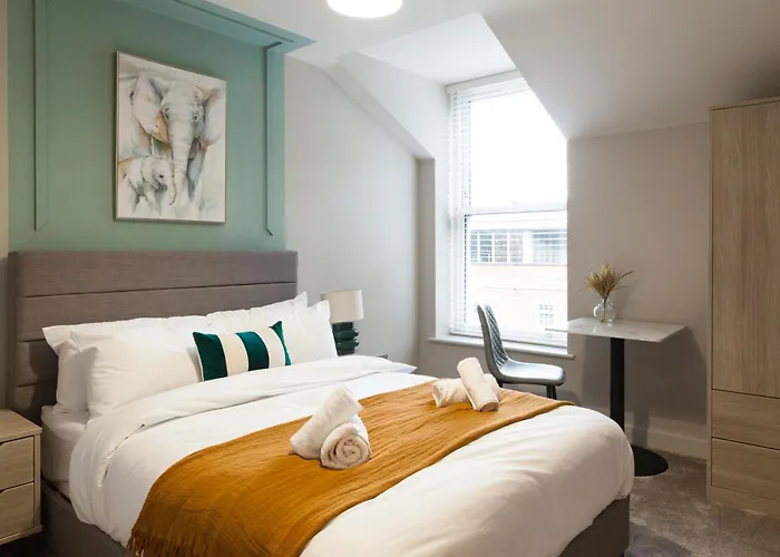 Bright 2-bed - Park Square - Centre Daire Leeds (West Yorkshire)