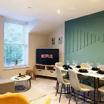 公寓 Bright 2-bed - Park Square - Centre 利兹